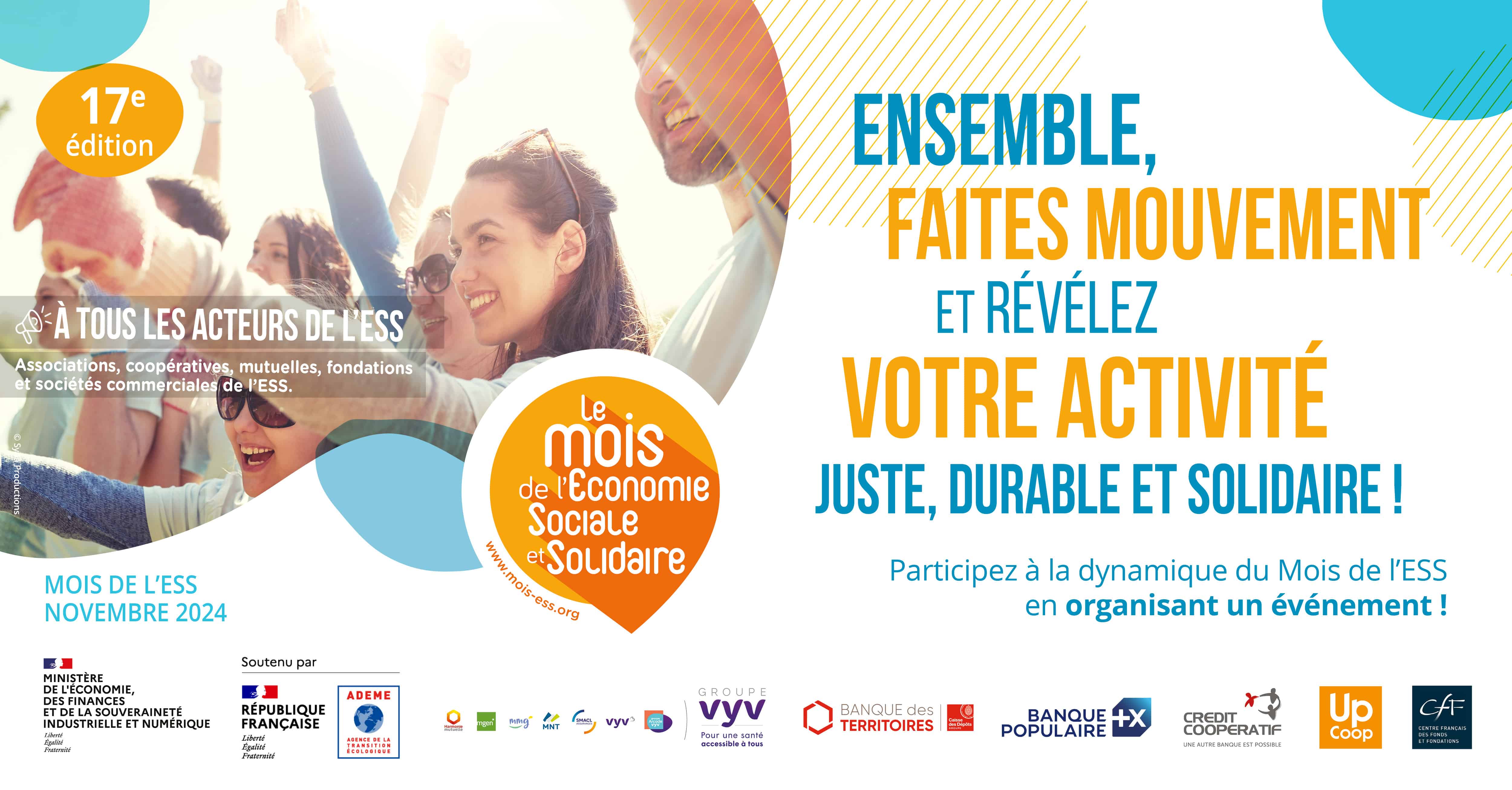 Mois de l’ESS : Les acteurs de l’Économie Sociale et Solidaire à la rencontre du grand public