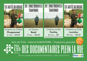 Des documentaires plein la vue ! Mois de l’ESS – Festival ALIMENTERRE