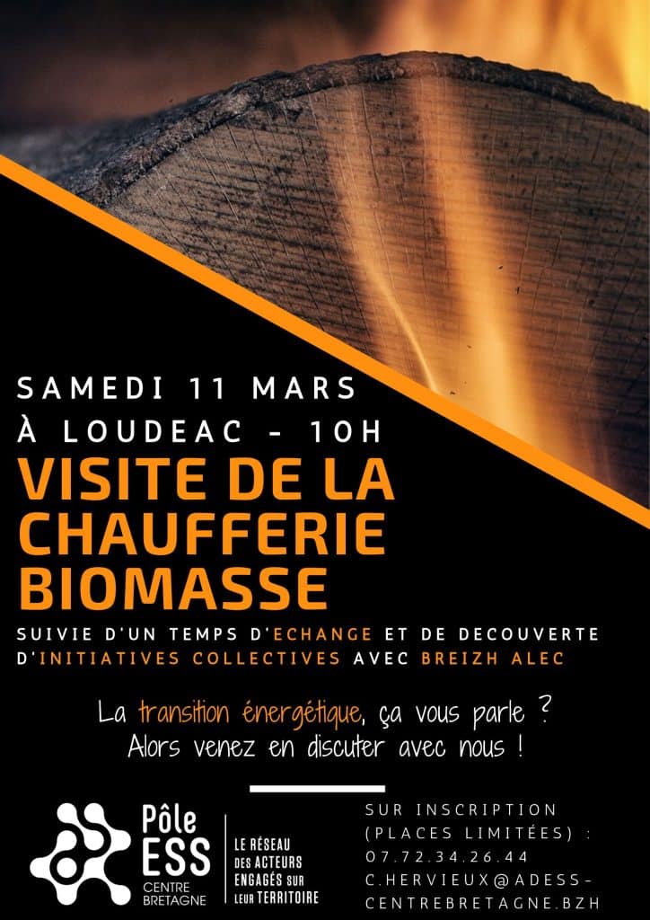 Visite de la chaufferie biomasse à Loudéac