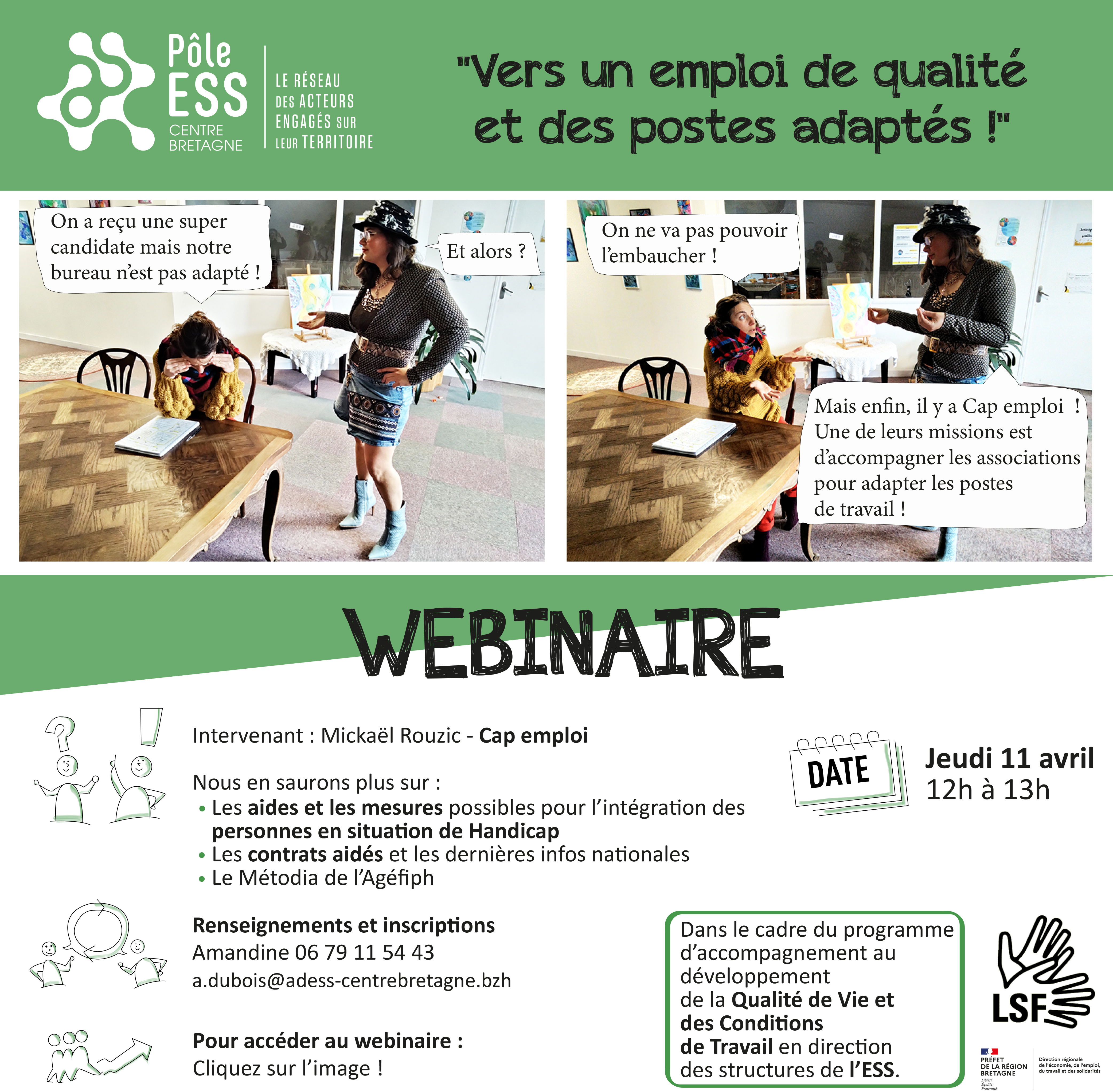 Webinaire « Vers un emploi de qualité »